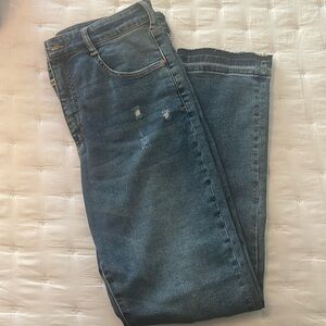 Woman’s Pilcro Jean high rise cigarette